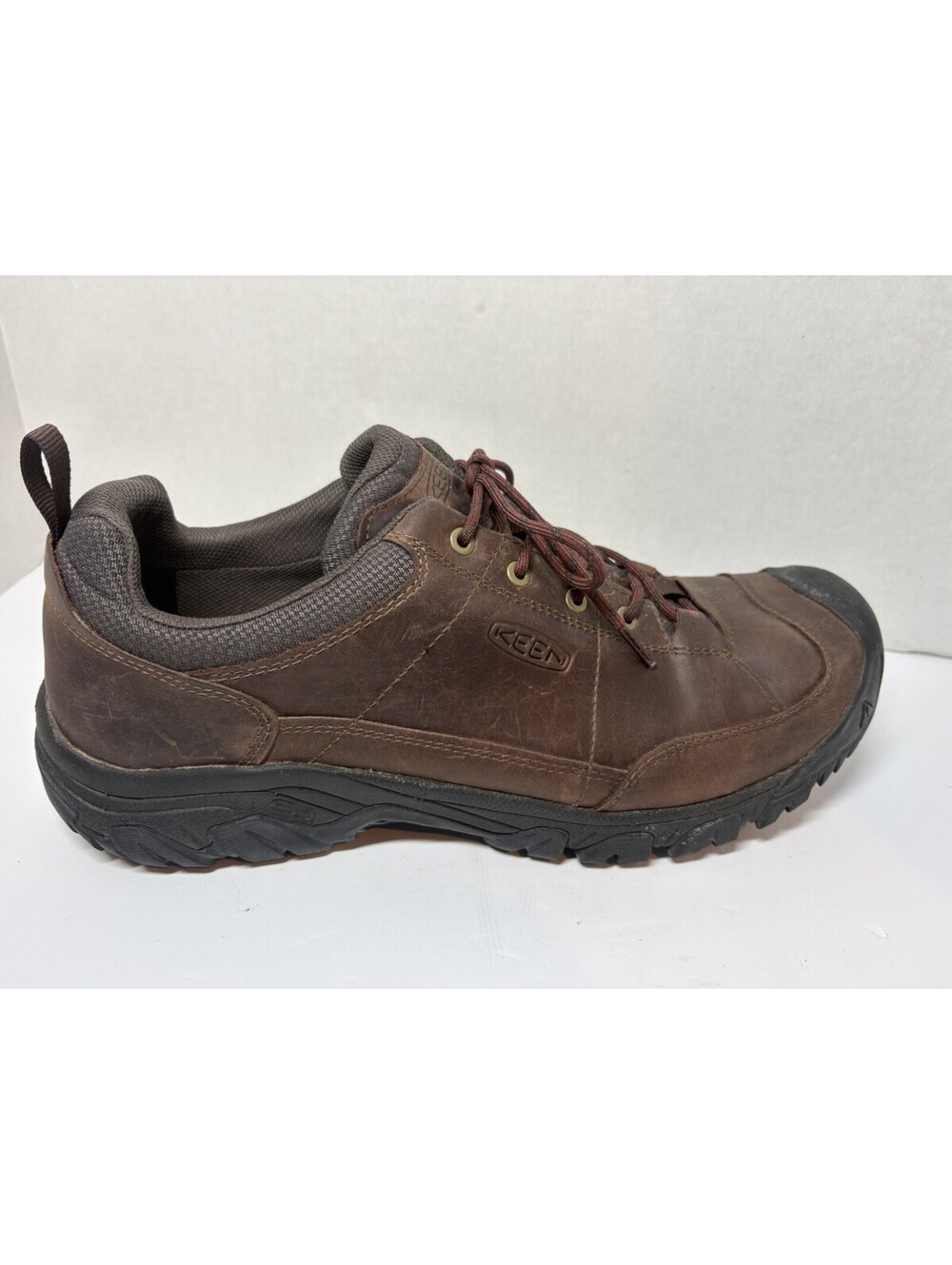 Keen Targhee III Oxford Mens Shoe Sz 16 M Brown Leather Walking Shoes